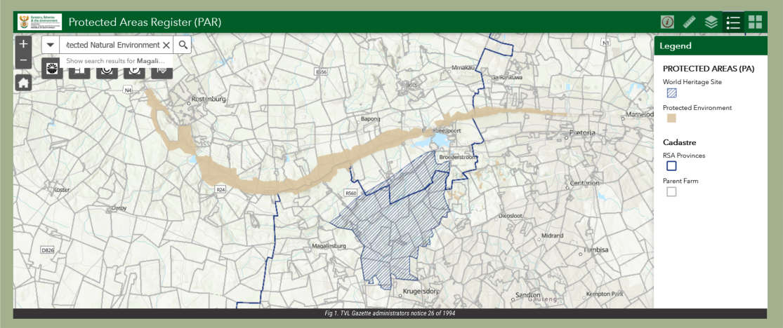 Protected Areas Register -  MPE map (1)-1